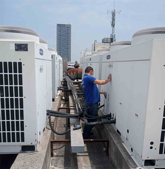 卢龙中央空调制热和不制冷系统维修方法